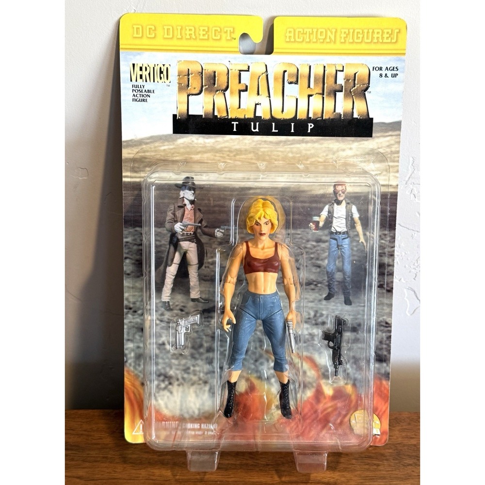 DC Direct Vertigo Preacher Tulip Action Figure Sealed DC Comics 2000 New In Box